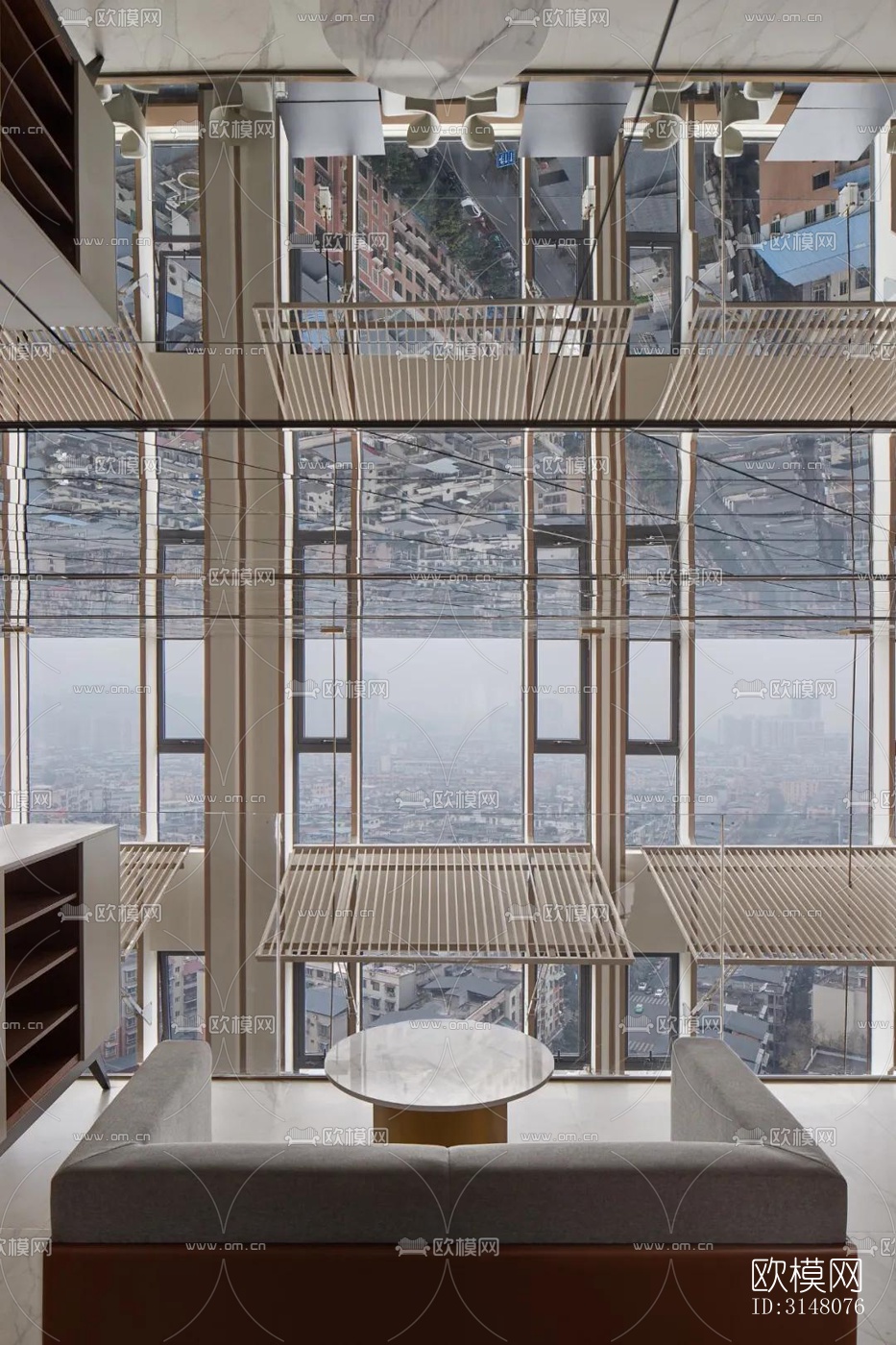 现代酒店民宿效果图下载（渲染图14）