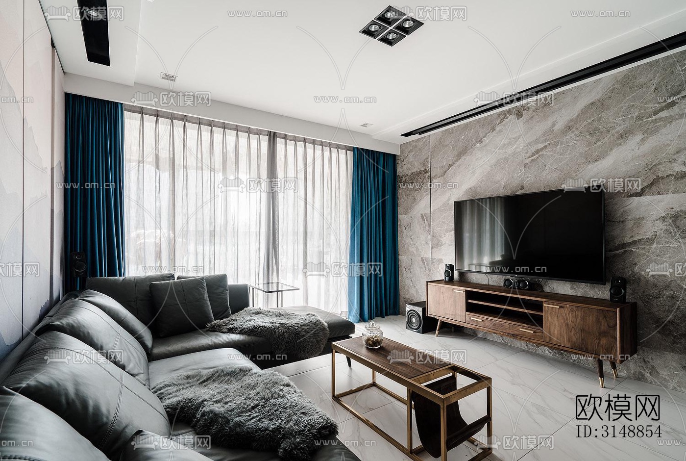 北欧平层效果图下载（渲染图16）