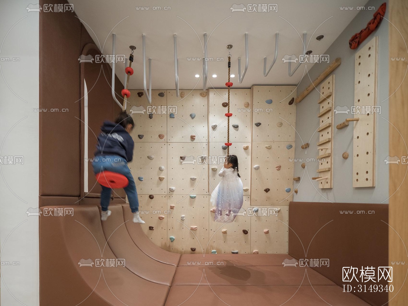 现代平层效果图下载（渲染图8）