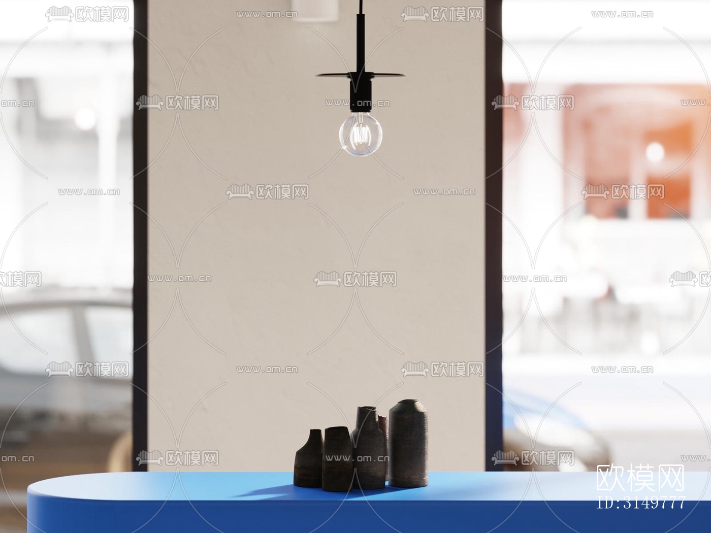 北欧咖啡奶茶效果图下载（渲染图2）