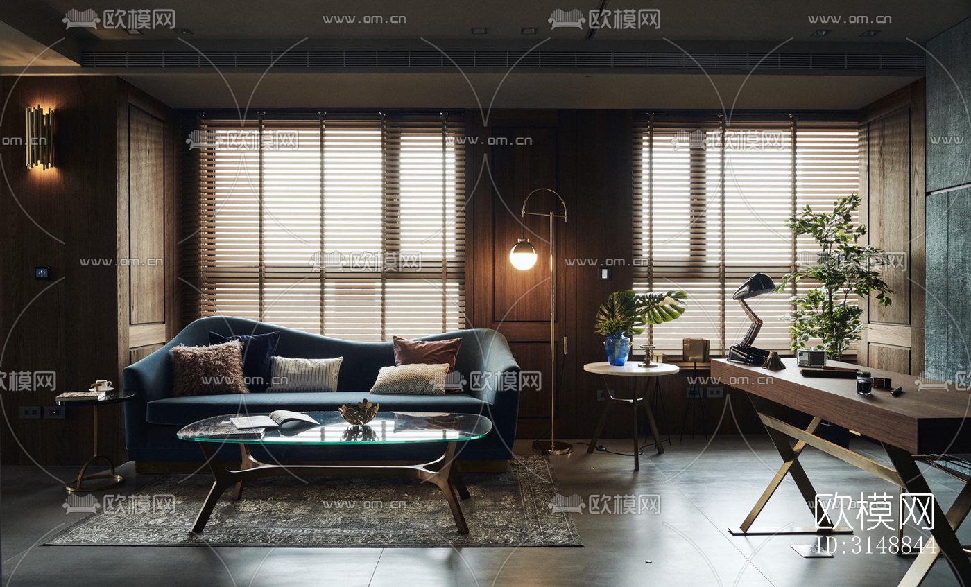 北欧平层效果图下载（渲染图6）