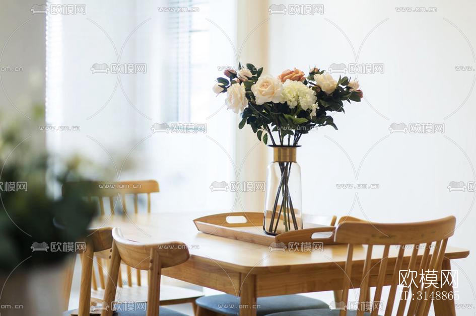 北欧平层效果图下载（渲染图2）