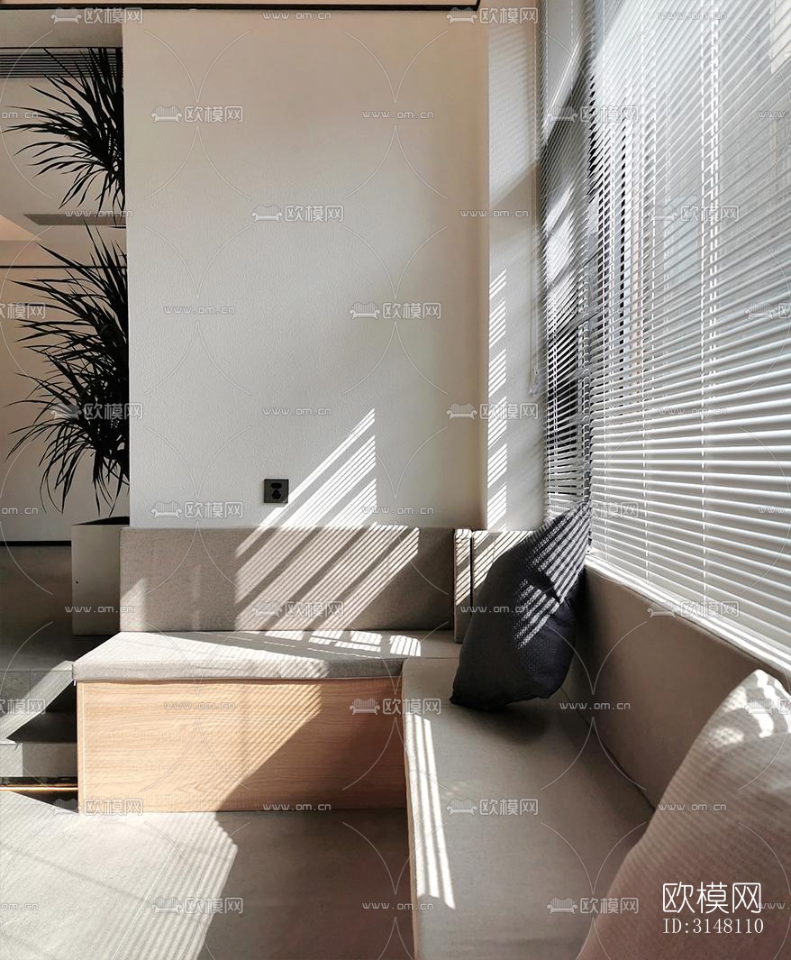 现代酒店民宿效果图下载（渲染图12）