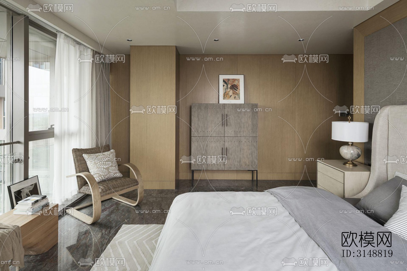 北欧平层效果图下载（渲染图16）