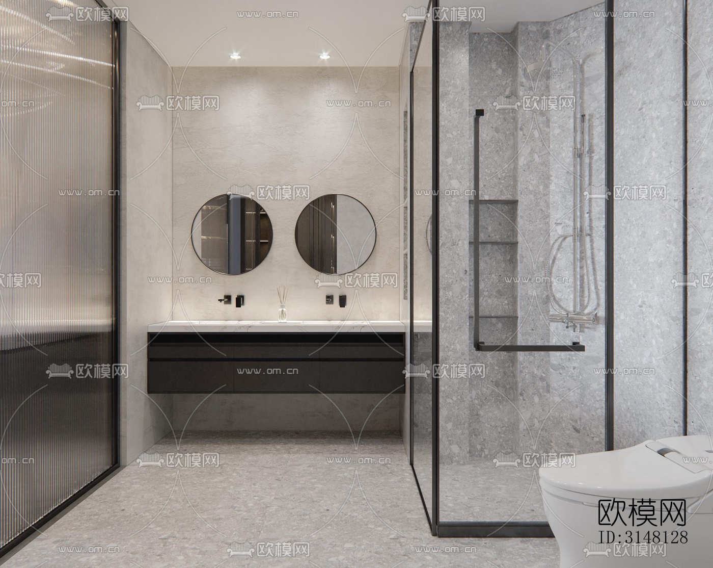 现代酒店民宿效果图下载（渲染图8）