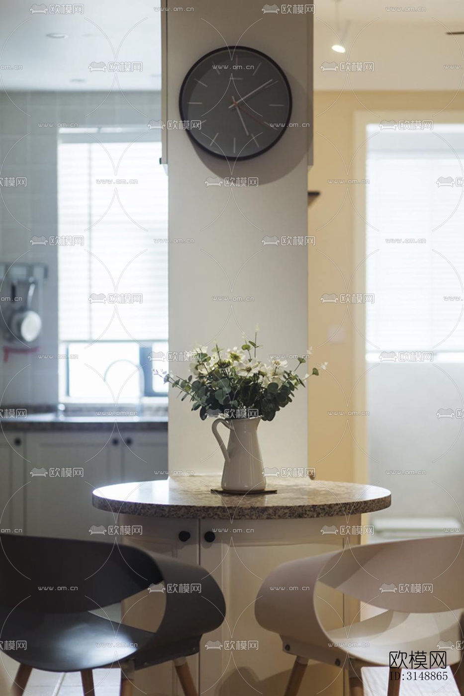 北欧平层效果图下载（渲染图1）