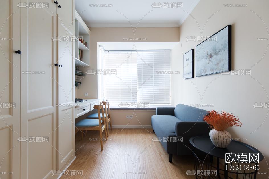 北欧平层效果图下载（渲染图6）