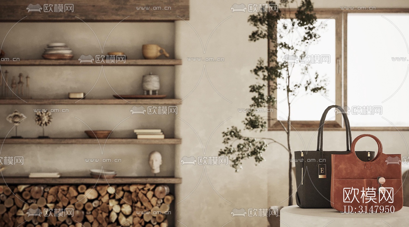 侘寂酒店民宿效果图下载（渲染图2）