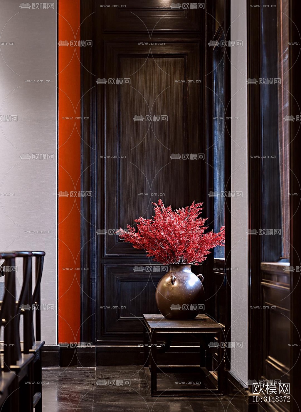 中式养生会所效果图下载（渲染图6）