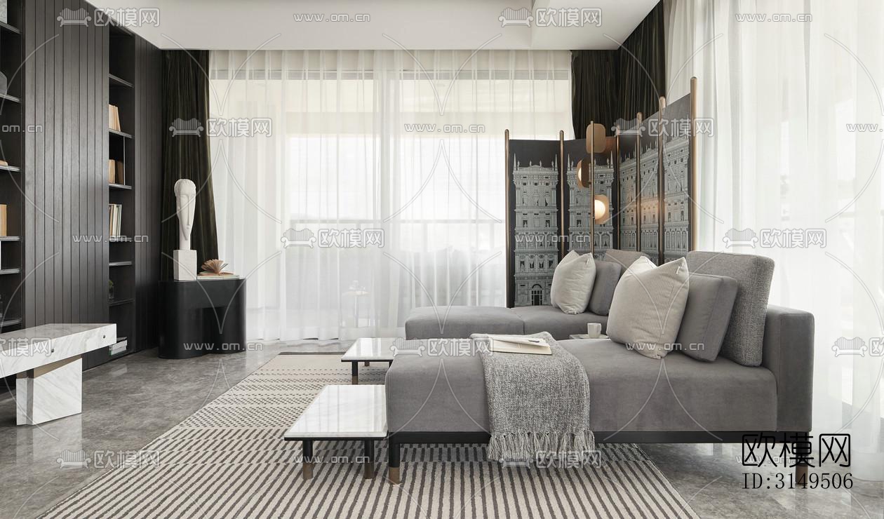 高级灰平层效果图下载（渲染图7）