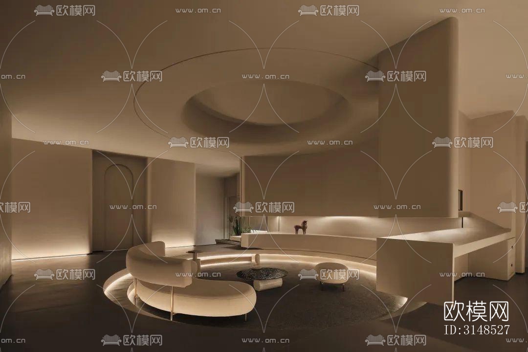 现代美容院效果图下载（渲染图19）