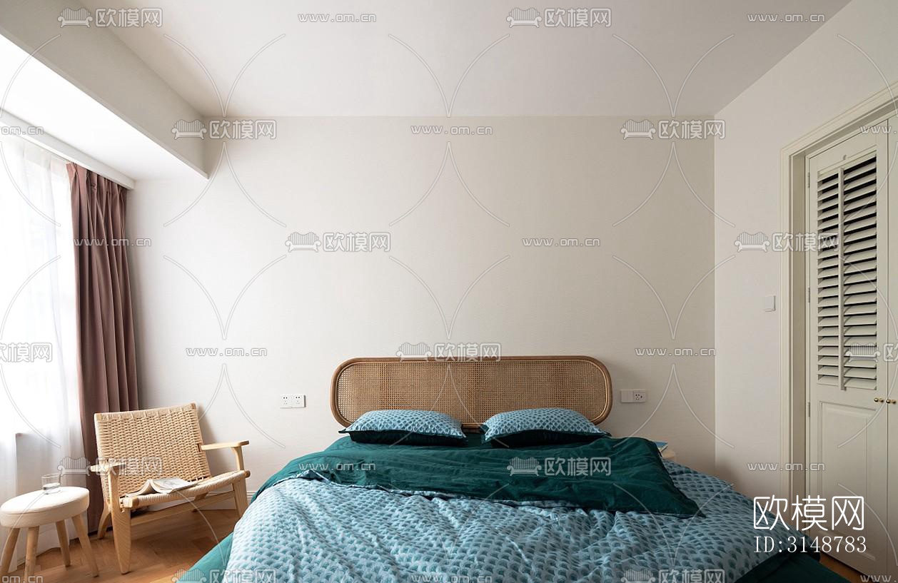 侘寂平层效果图下载（渲染图14）