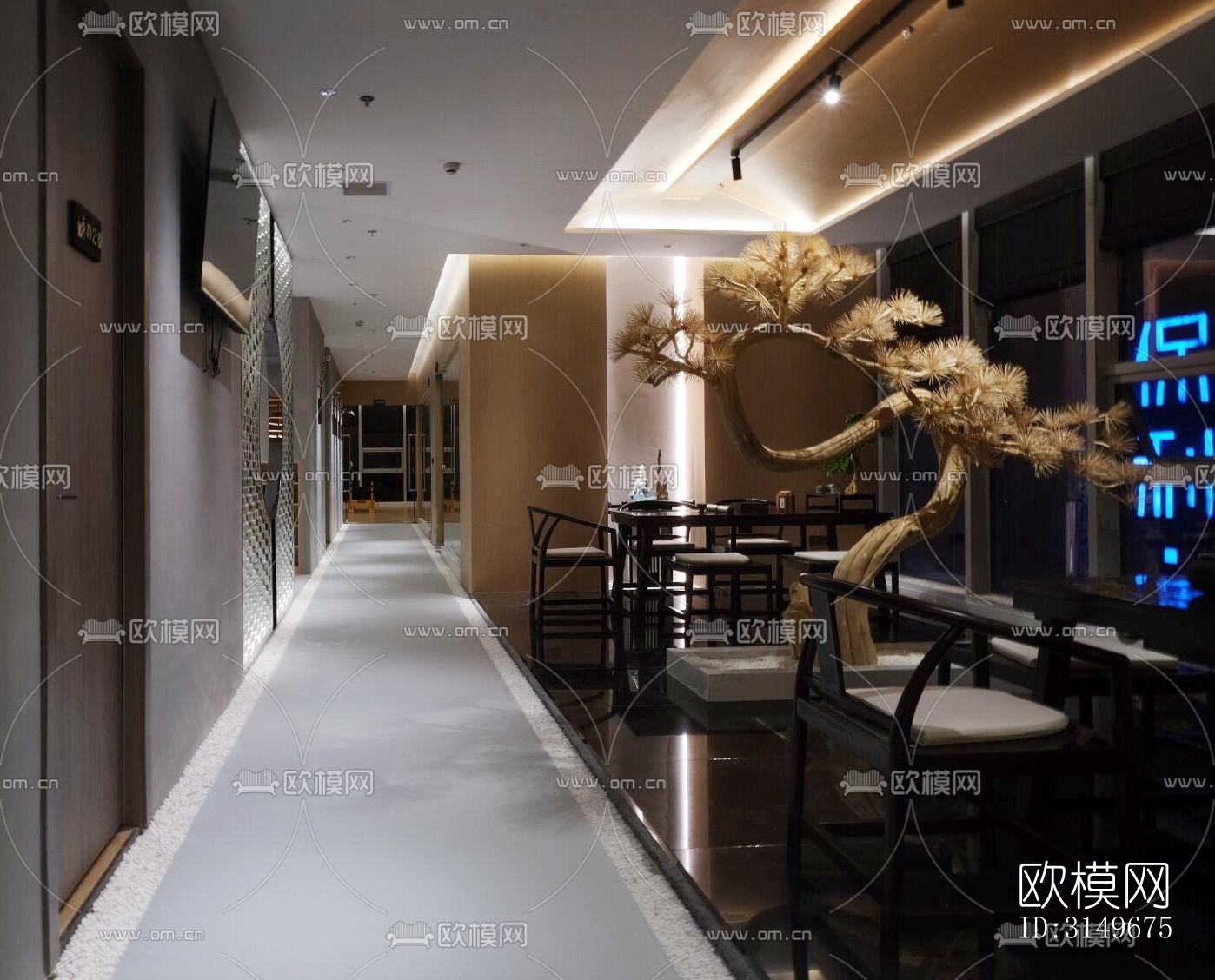 原木风健身房效果图下载（渲染图16）