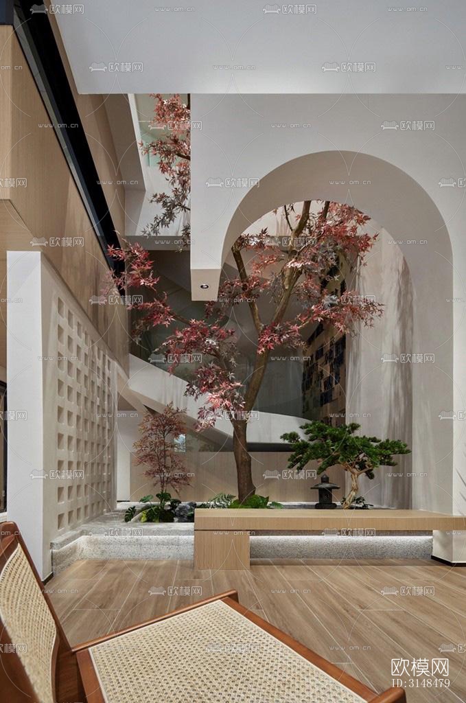 侘寂美容院效果图下载（渲染图8）