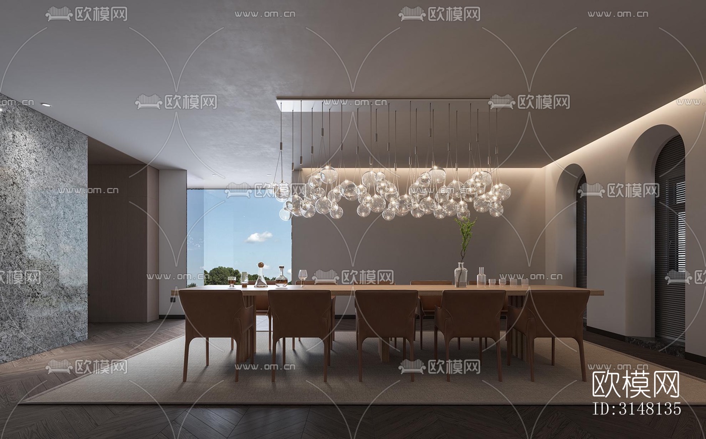 现代酒店民宿效果图下载（渲染图1）