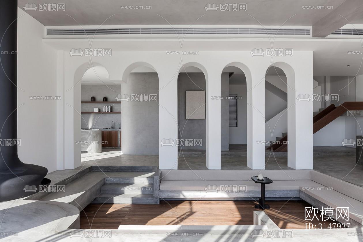 侘寂酒店民宿效果图下载（渲染图3）