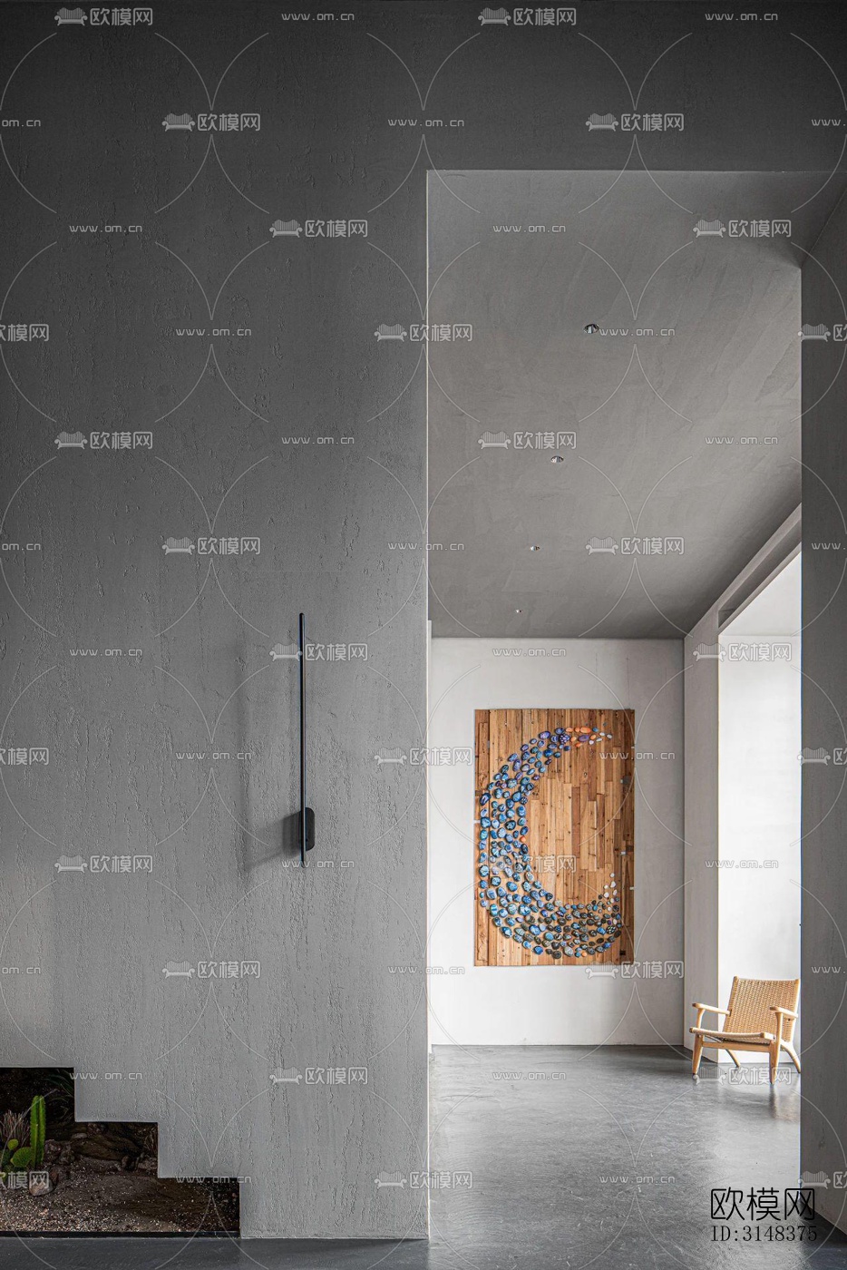 侘寂养生会所效果图下载（渲染图18）