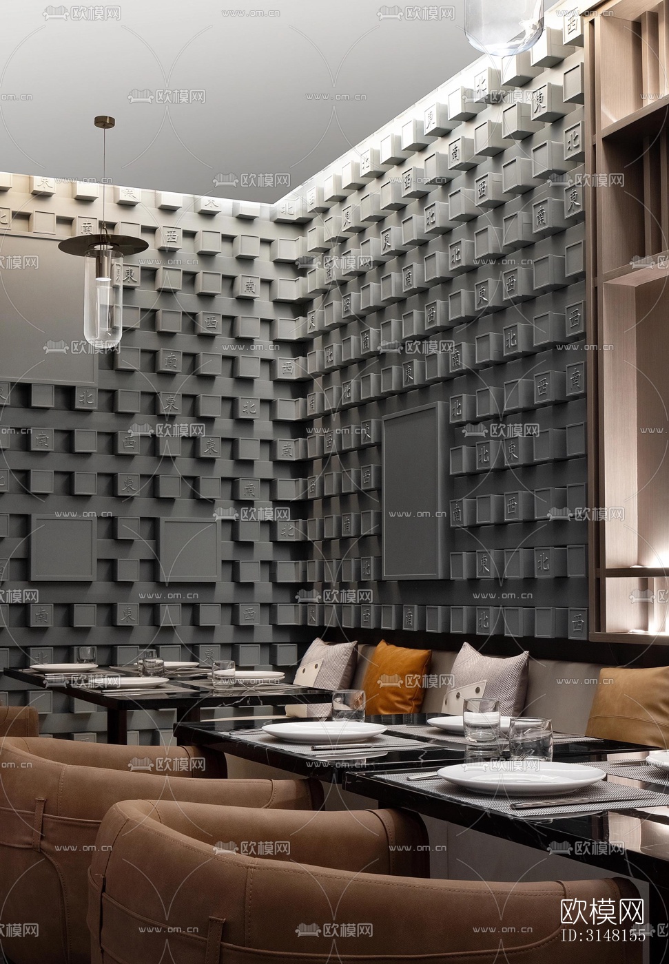 现代酒店民宿效果图下载（渲染图18）