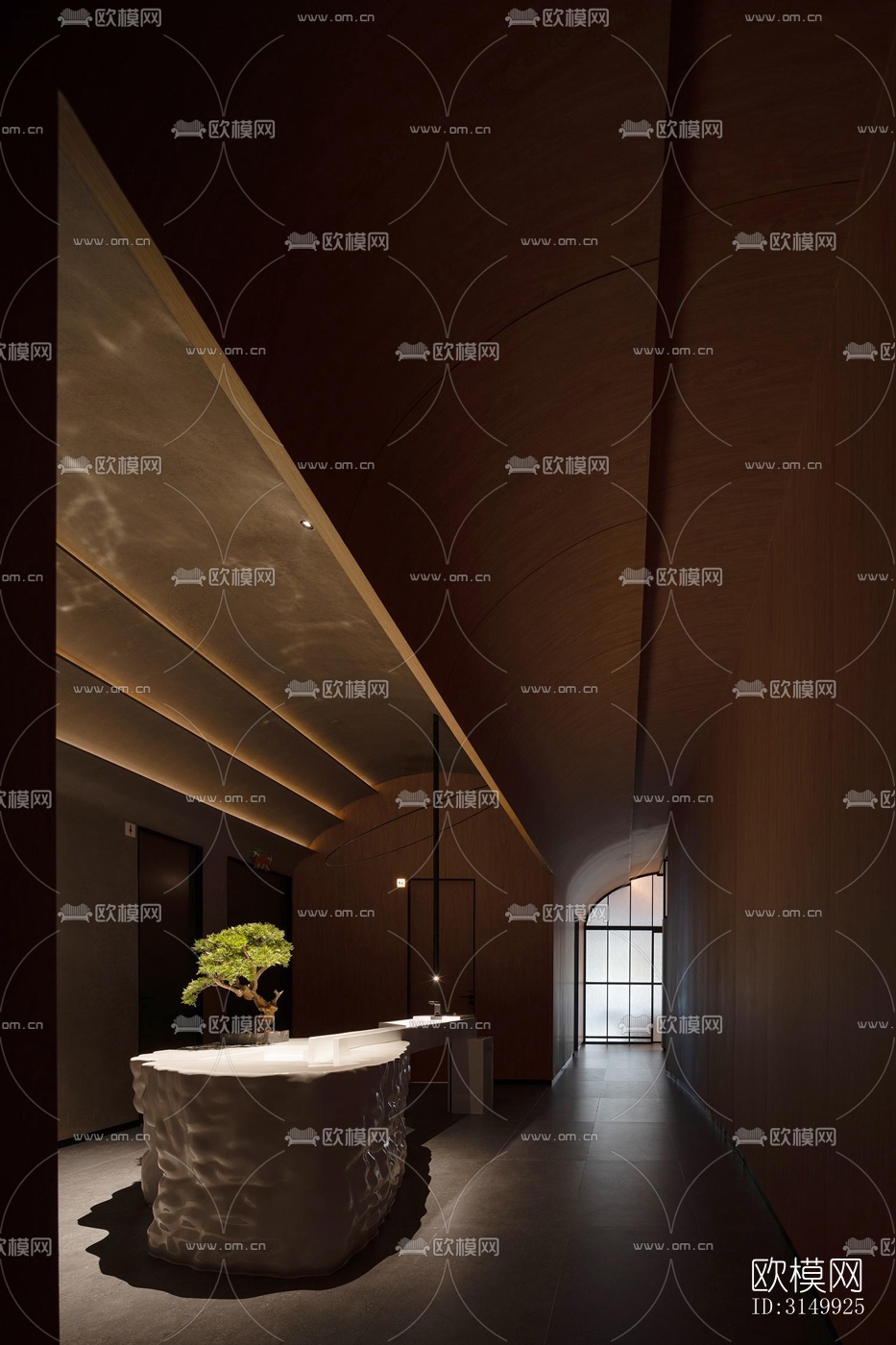 现代火锅烤肉效果图下载（渲染图6）