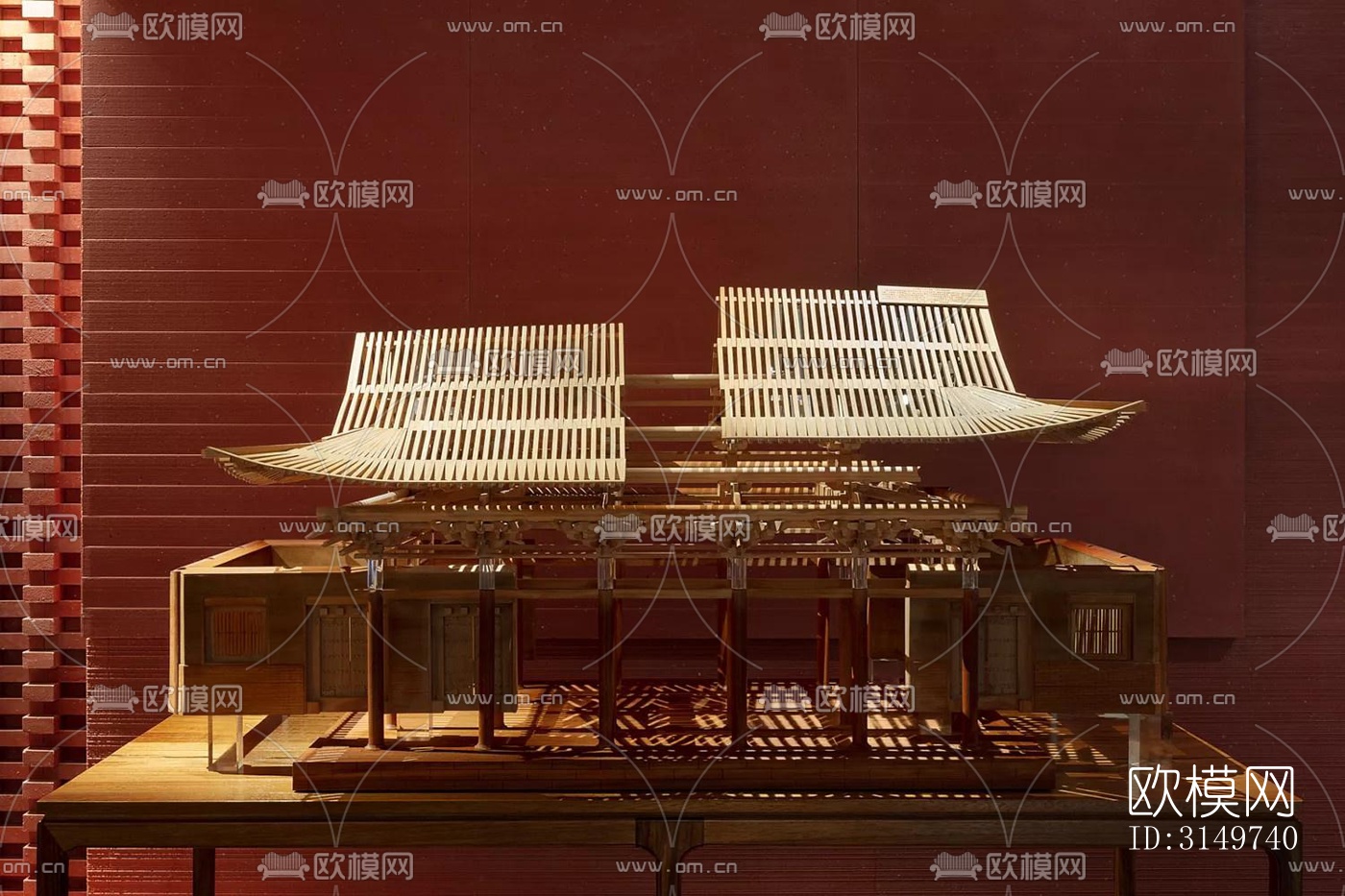 现代中餐厅效果图下载（渲染图5）