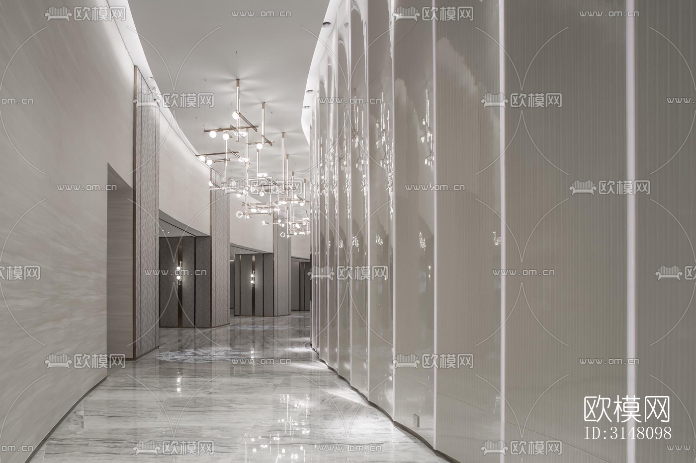 现代酒店民宿效果图下载（渲染图17）