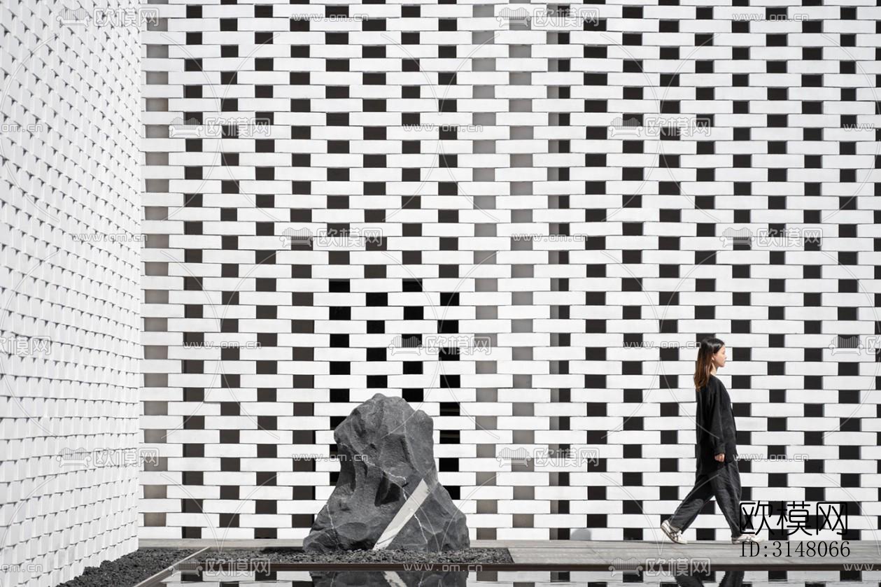 现代酒店民宿效果图下载（渲染图14）