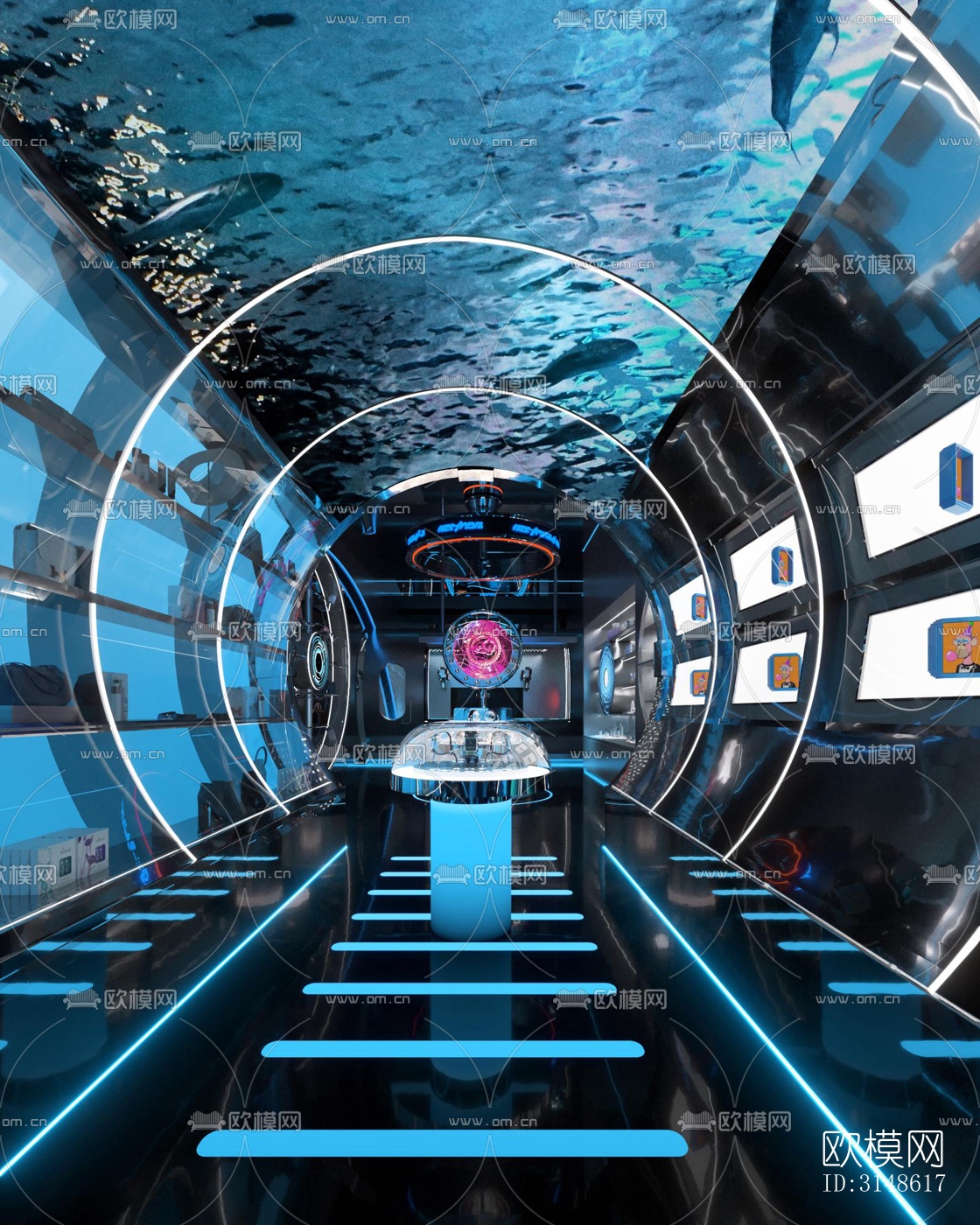 现代酒吧效果图下载（渲染图14）