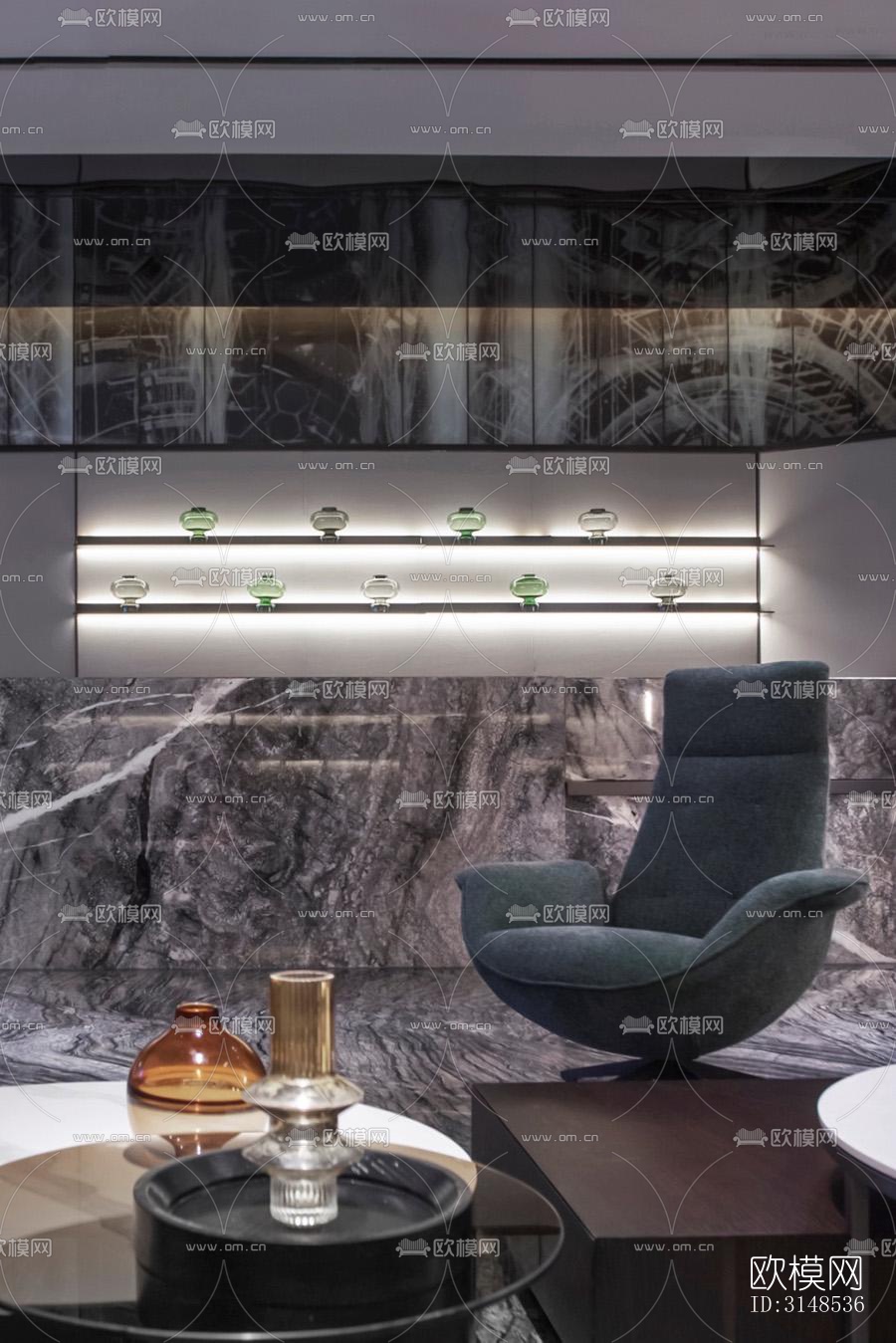 现代美容院效果图下载（渲染图5）