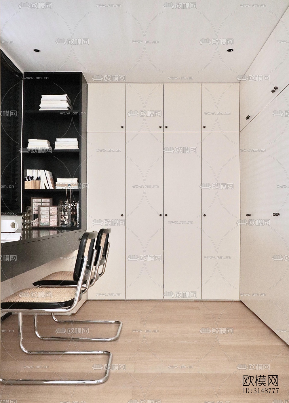 侘寂平层效果图下载（渲染图11）