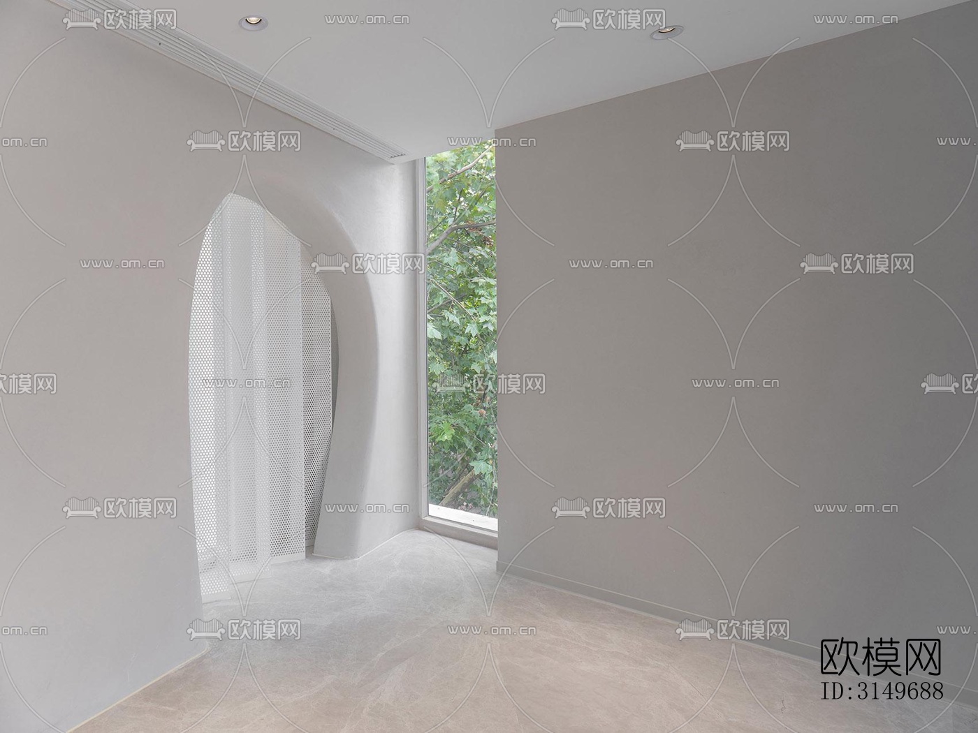 现代健身房效果图下载（渲染图10）