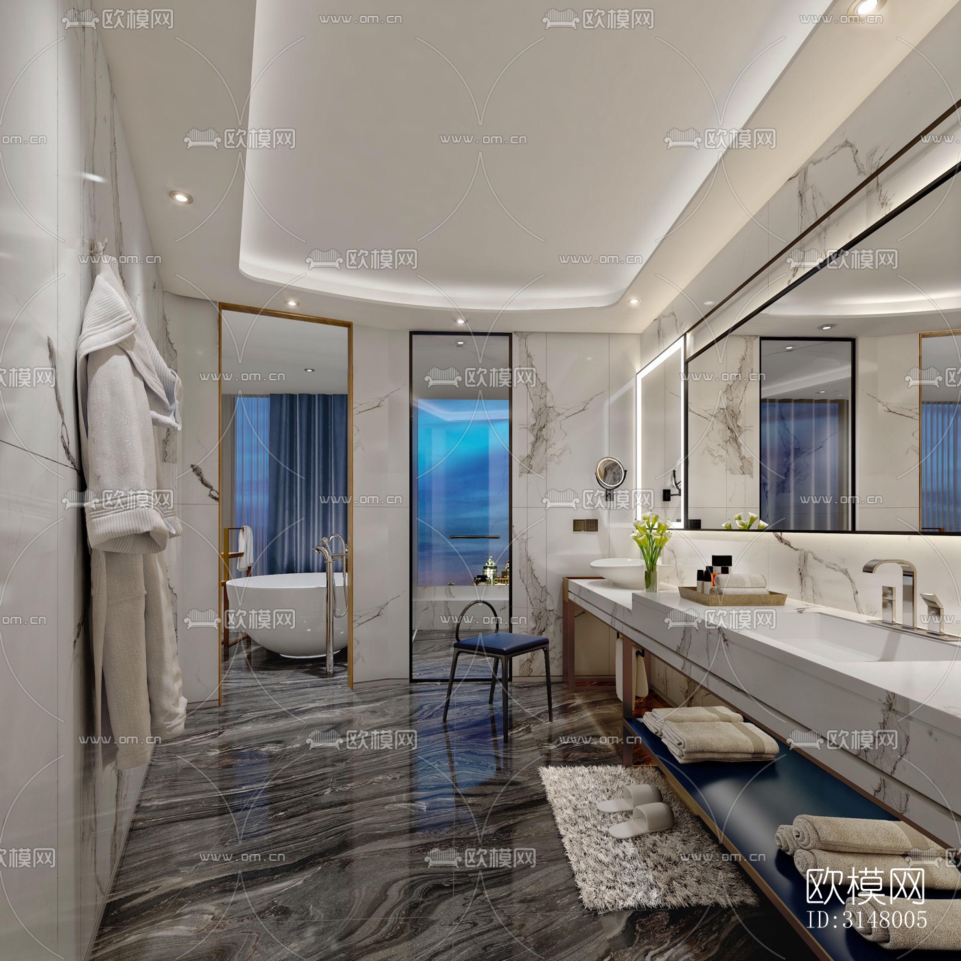 北欧酒店民宿效果图下载（渲染图3）