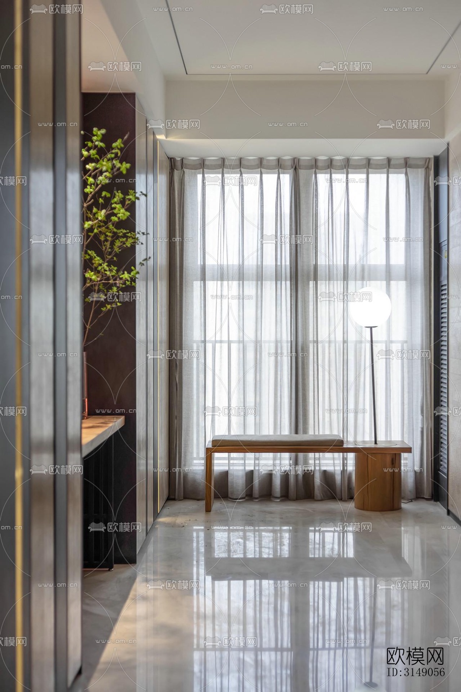 欧式平层效果图下载（渲染图20）