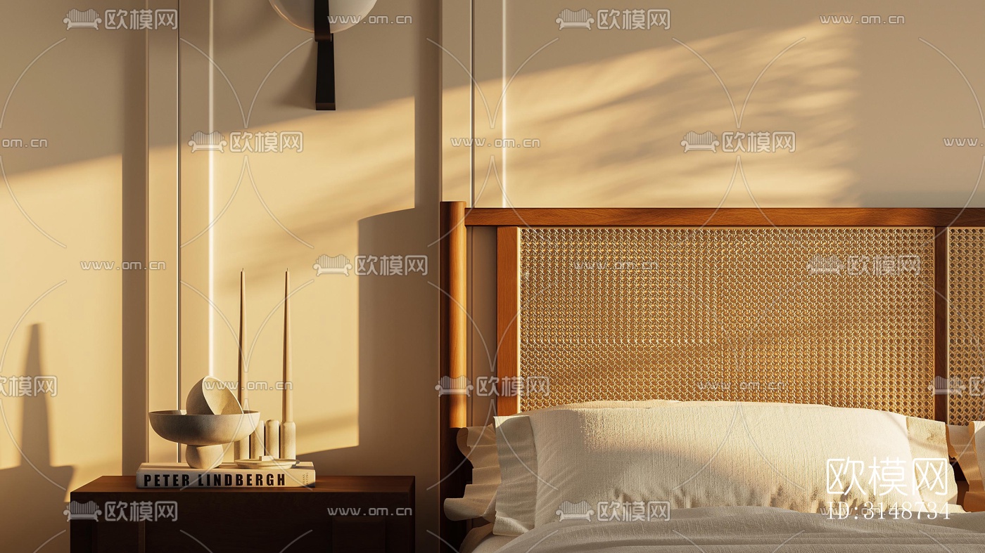 中古风平层效果图下载（渲染图2）