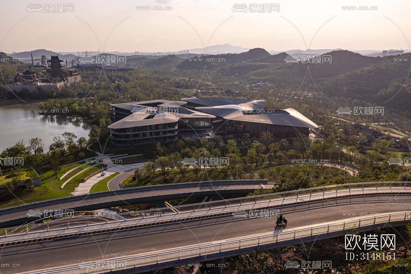 现代酒店民宿效果图下载（渲染图15）