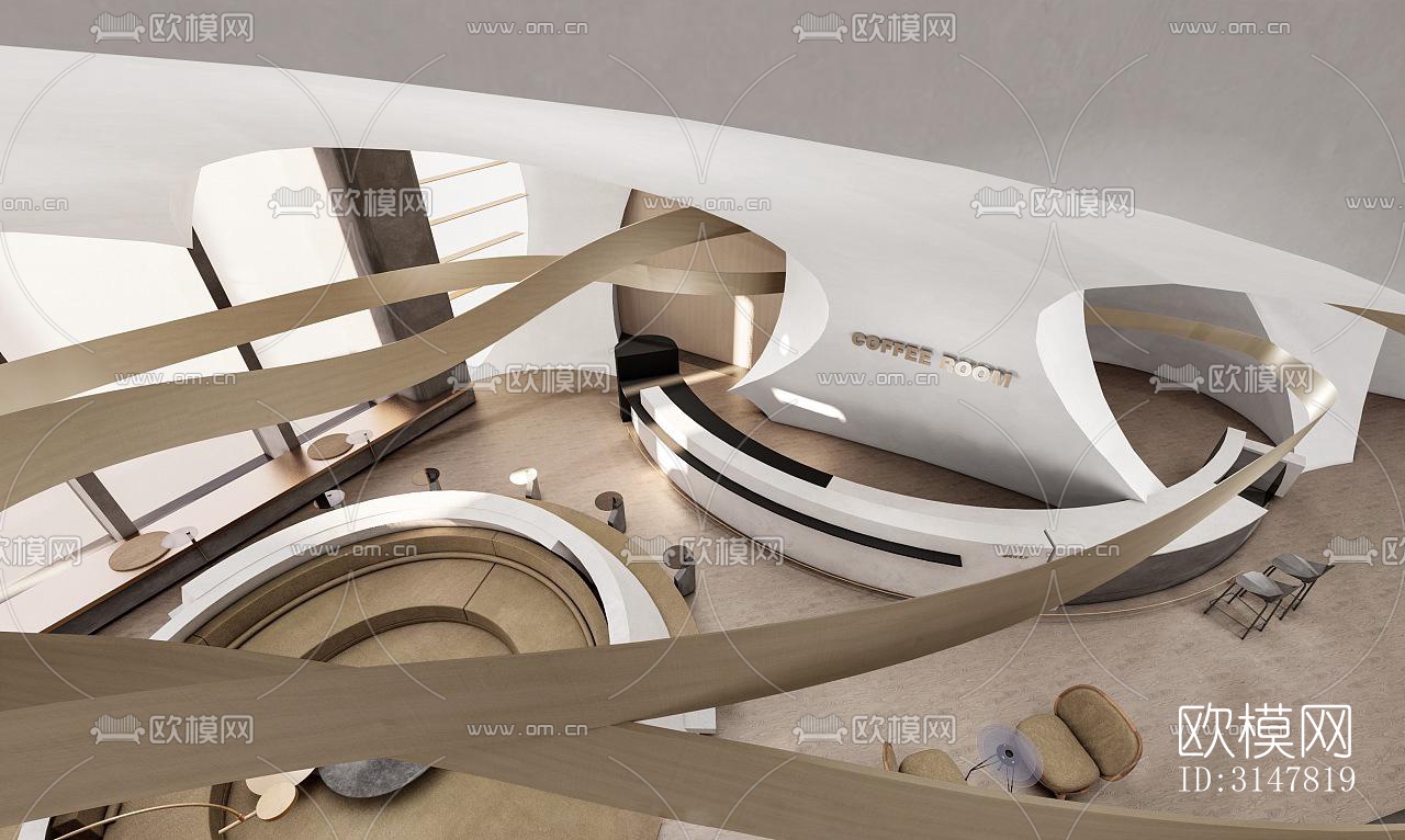 现代售楼处效果图下载（渲染图8）