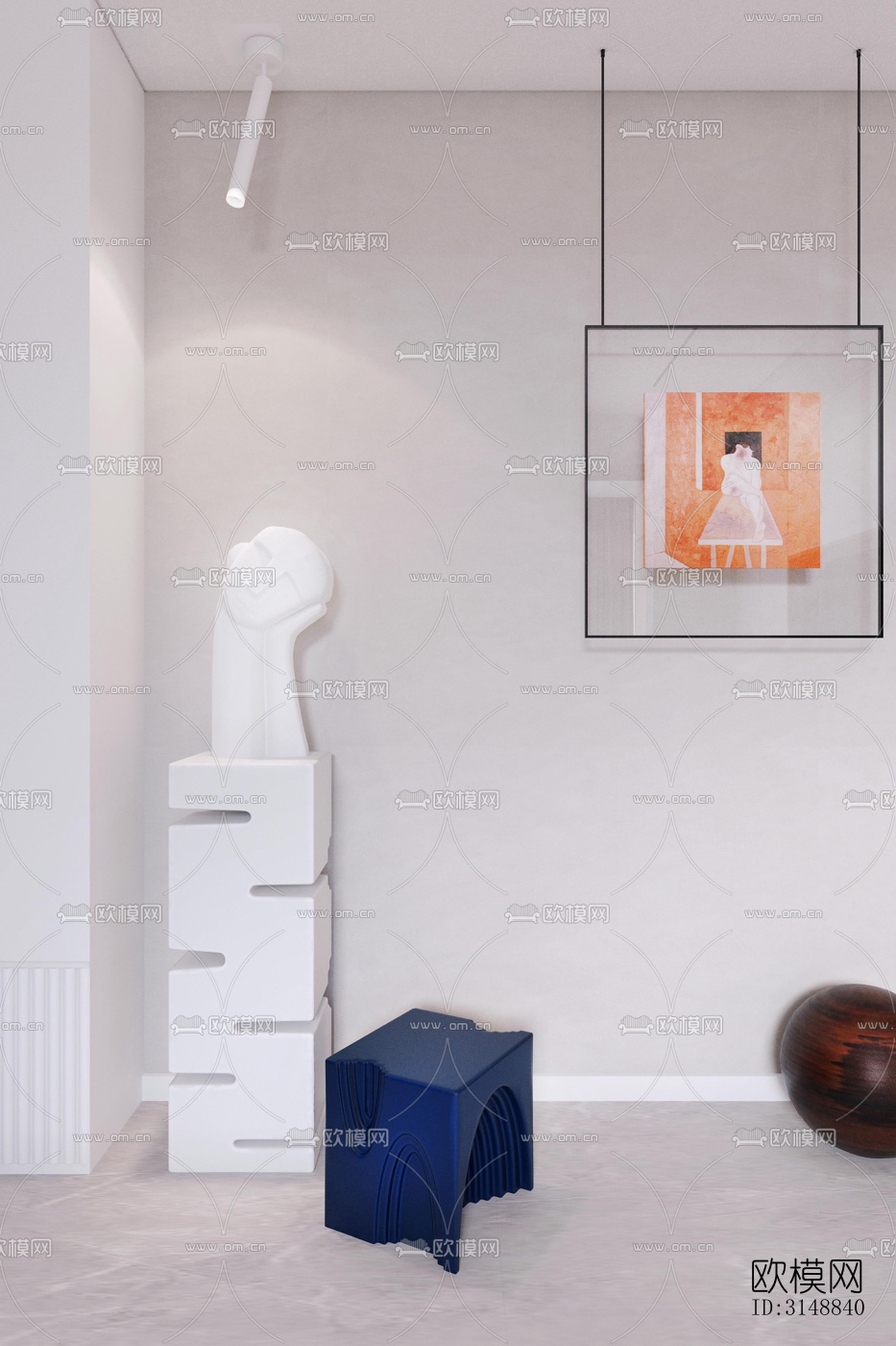 北欧平层效果图下载（渲染图9）