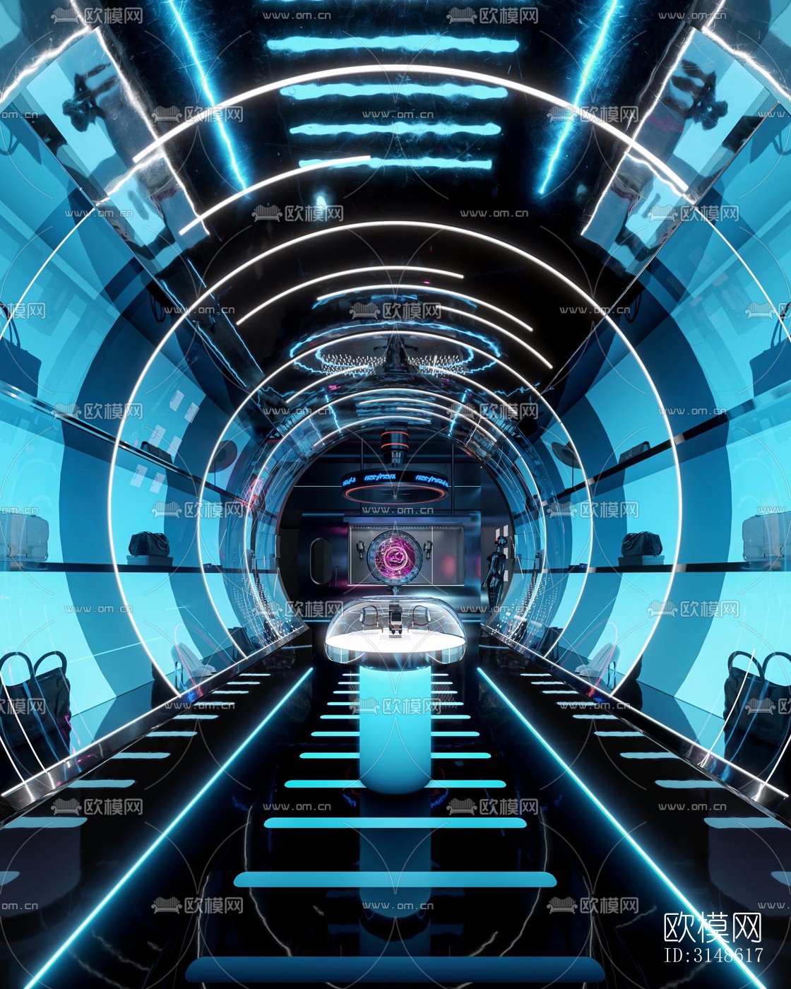 现代酒吧效果图下载（渲染图10）