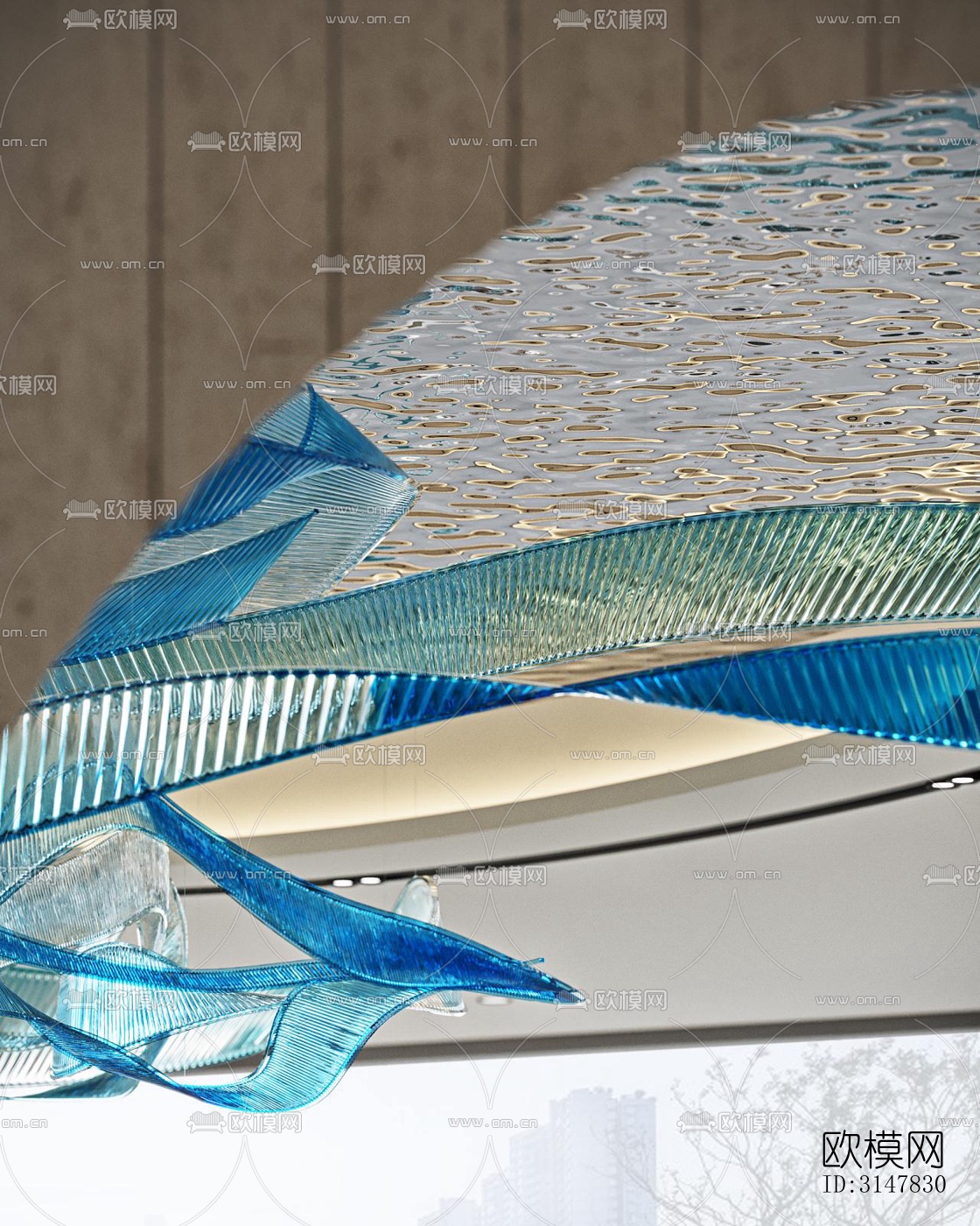 现代售楼处效果图下载（渲染图4）