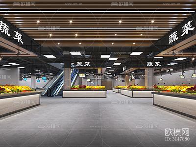 现代商业综合体效果图下载（渲染图5）