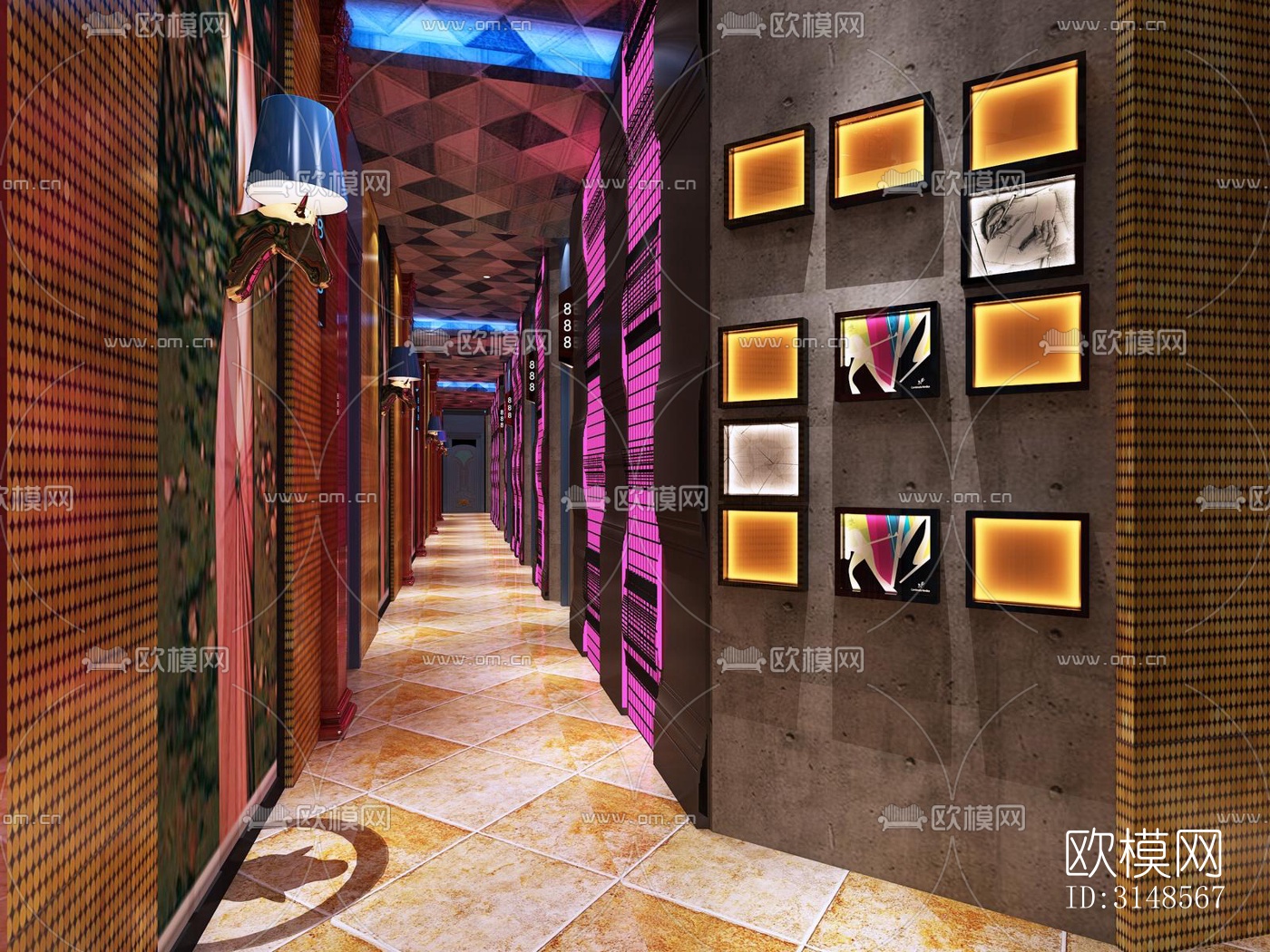 后现代酒吧效果图下载（渲染图7）