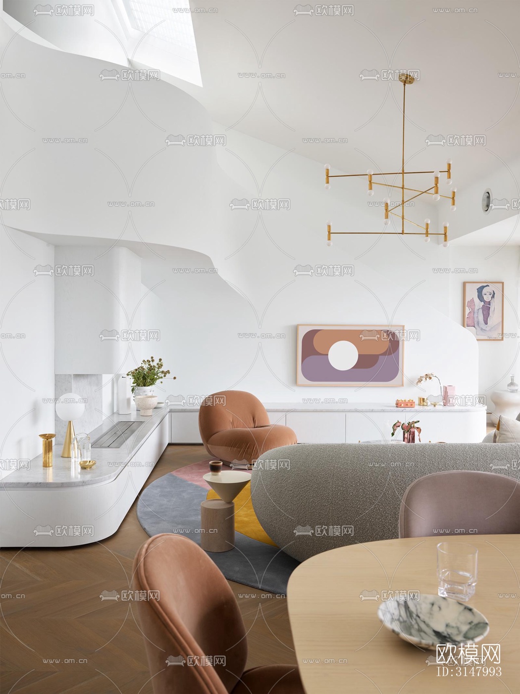 北欧酒店民宿效果图下载（渲染图4）