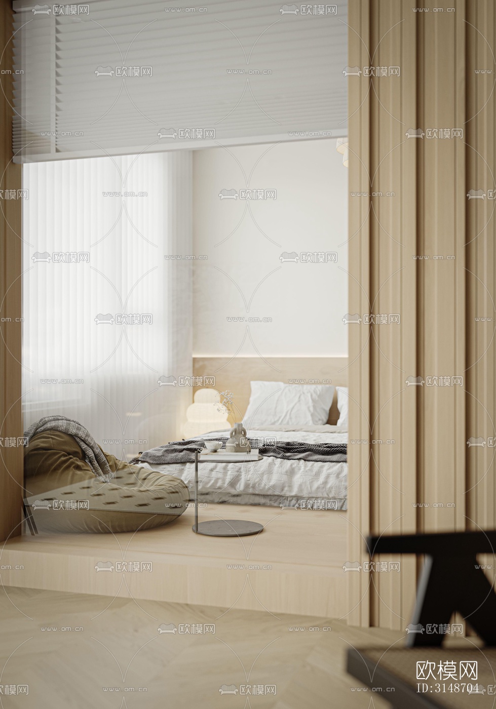 中古风平层效果图下载（渲染图19）