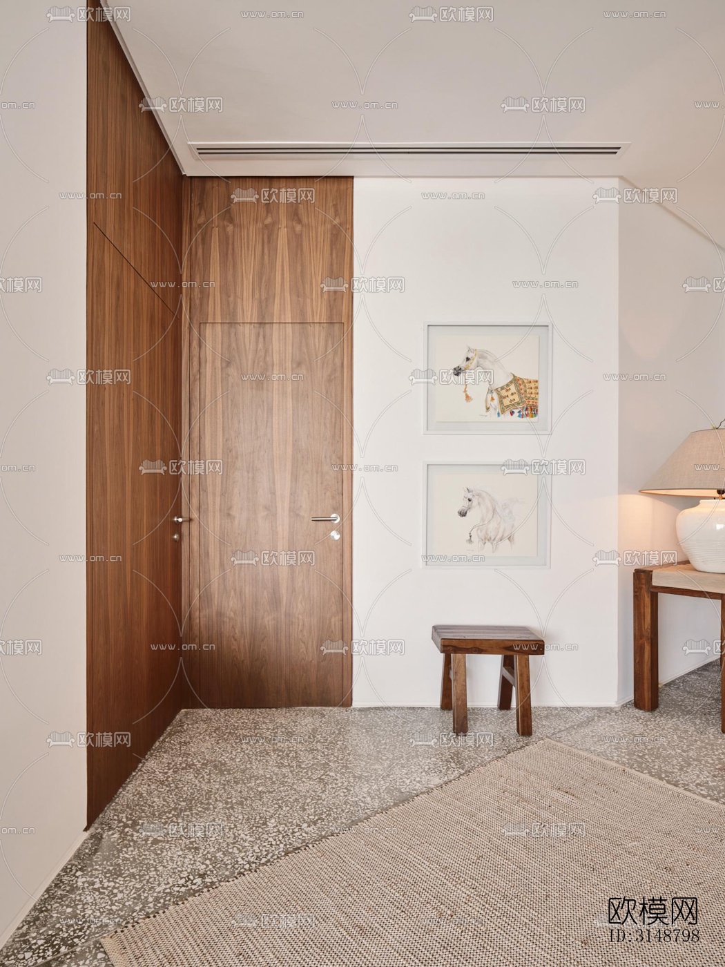 侘寂平层效果图下载（渲染图5）