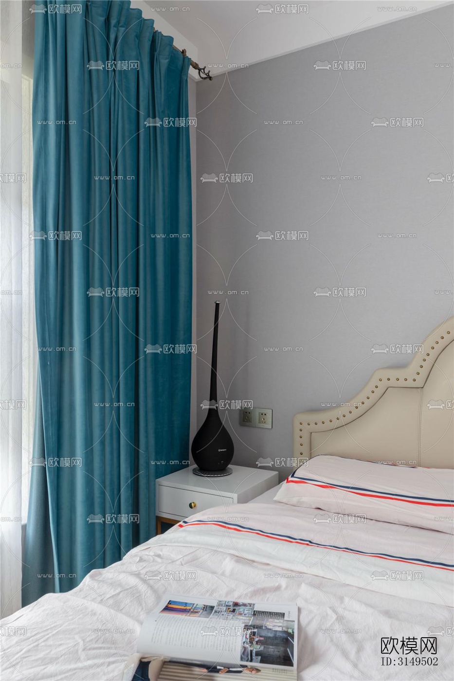 美式平层效果图下载（渲染图19）