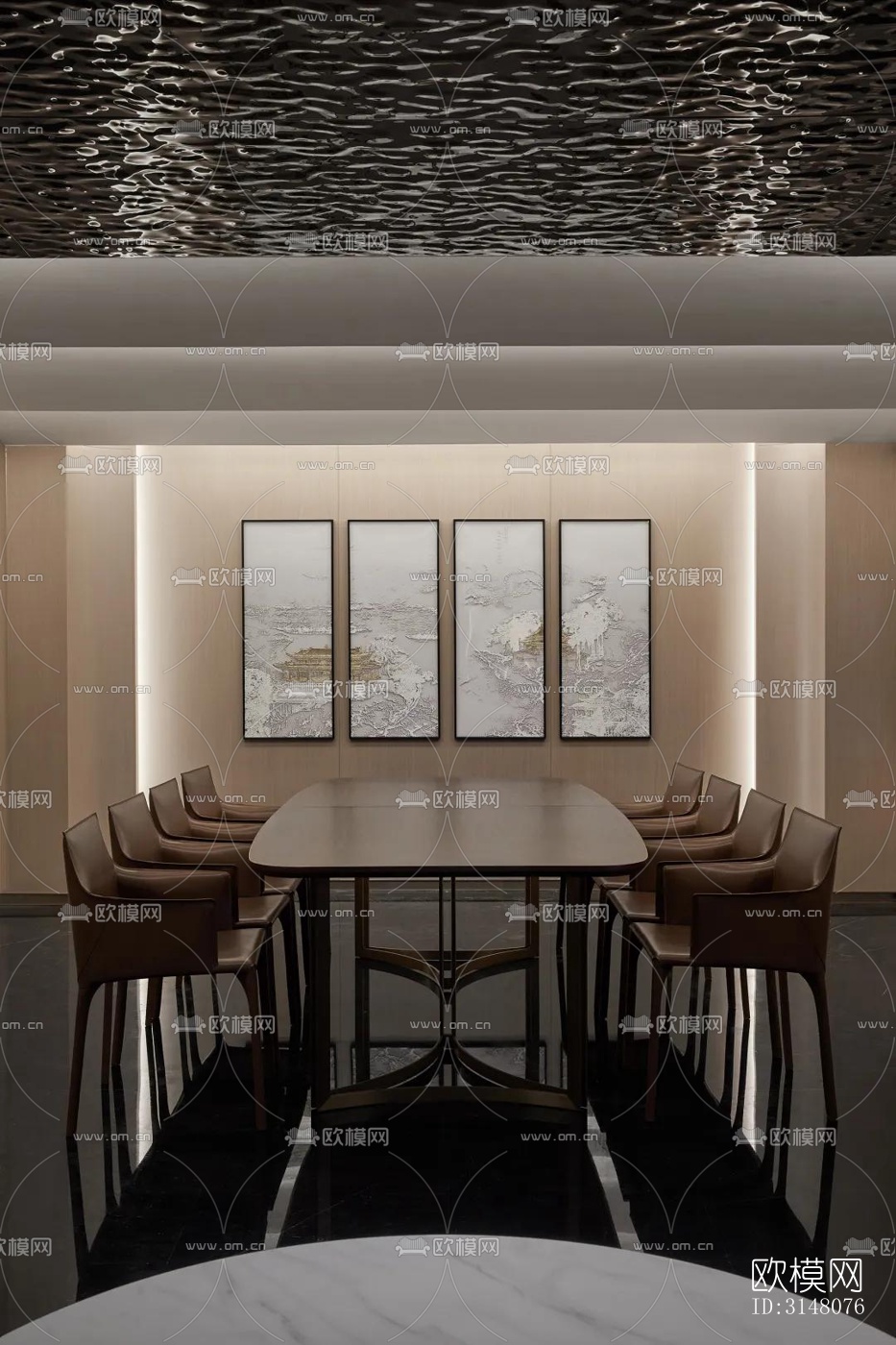 现代酒店民宿效果图下载（渲染图11）