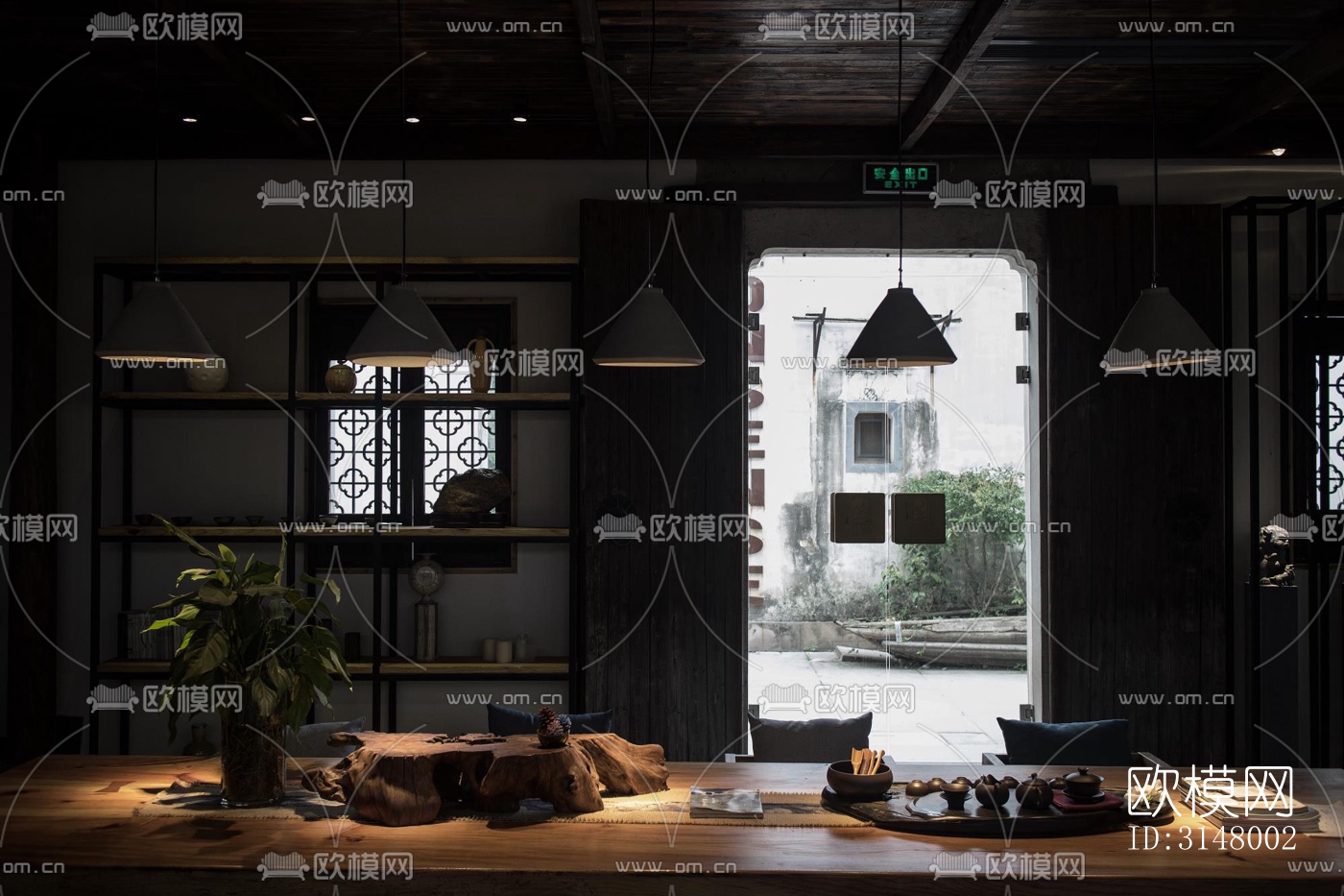 北欧酒店民宿效果图下载（渲染图10）