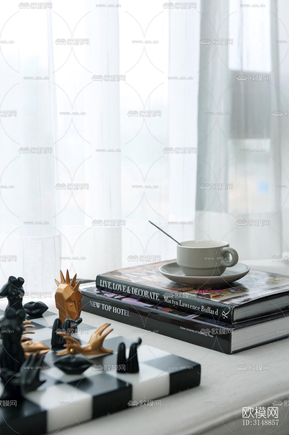 北欧平层效果图下载（渲染图8）