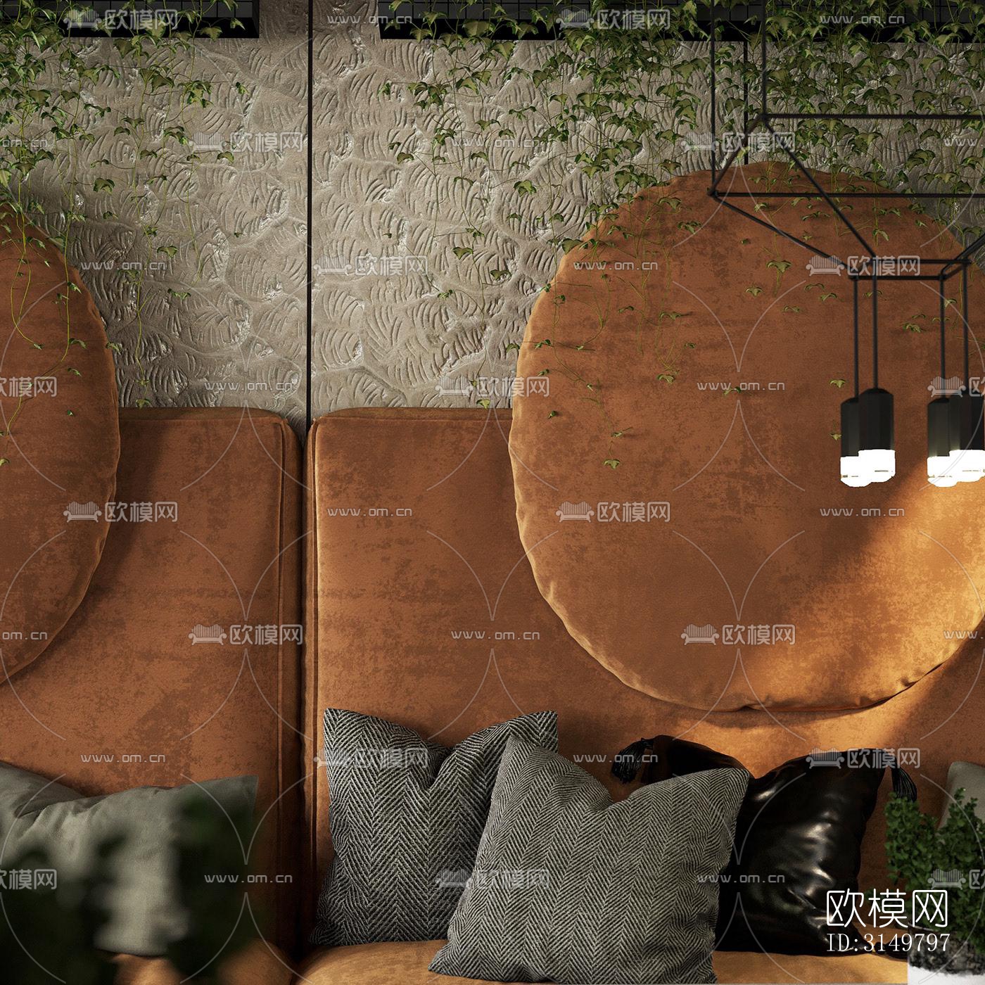 工业风咖啡奶茶效果图下载（渲染图11）