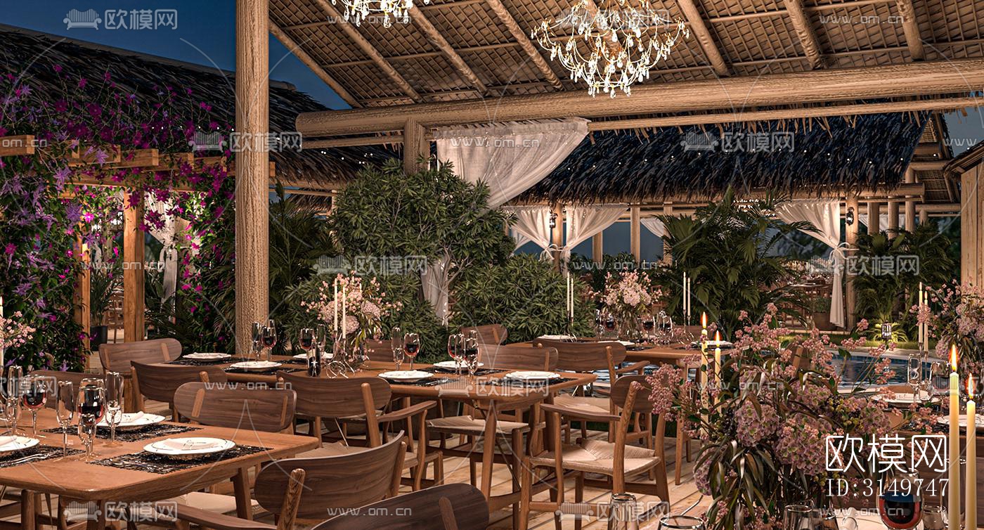 东南亚咖啡奶茶效果图下载（渲染图7）