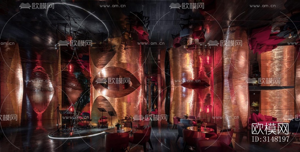 高级灰酒店民宿效果图下载(渲染图18)
